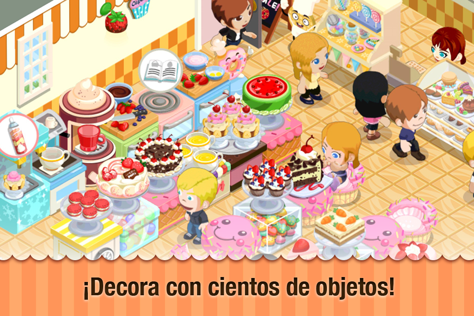 Captura de Pantalla del Juego Bakery Story: Valentines Day
