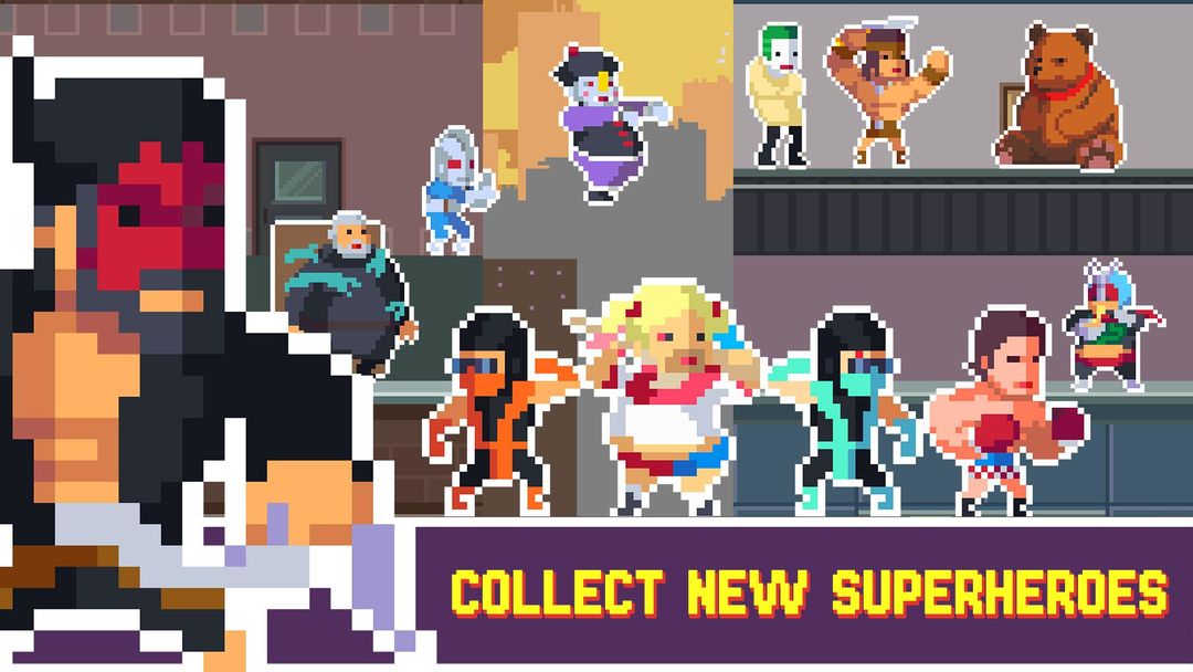 Screenshot of Pixel Super Heroes