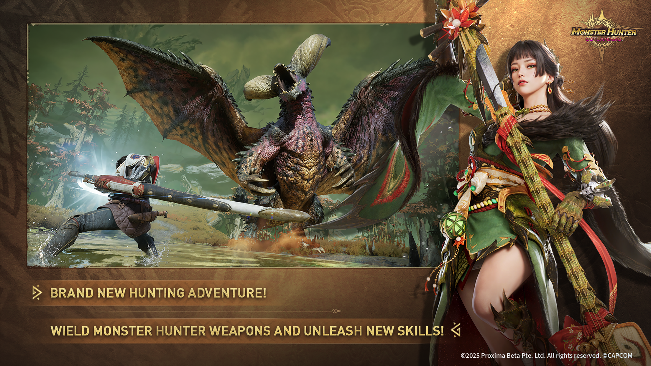 Monster Hunter Outlanders Game Screenshot