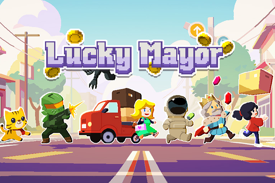 Screenshot of the video of Lucky Mayor