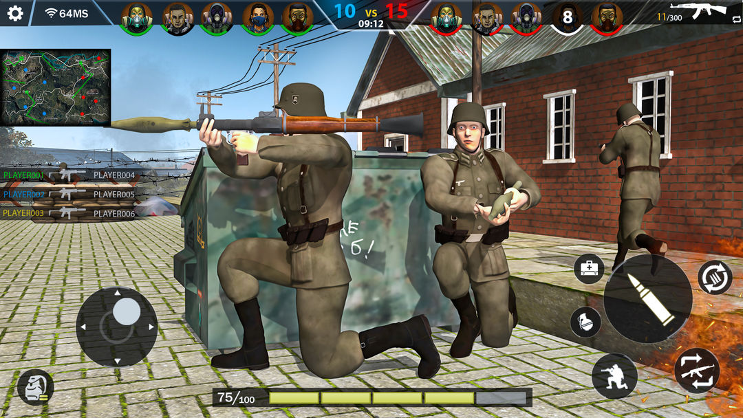 Screenshot of World War 2 Games: War Games