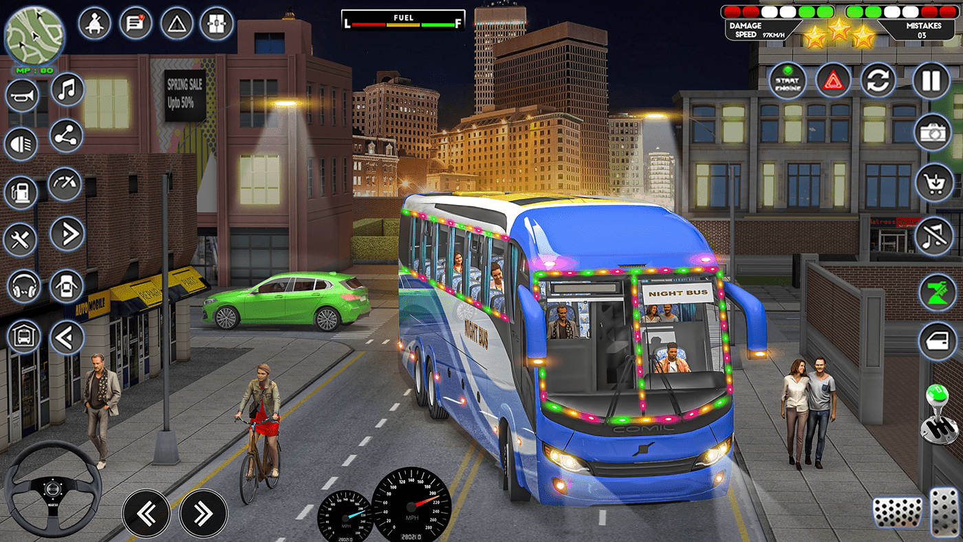 Screenshot 1 of Bus Simulator อินโดนีเซีย : MOD 2.0