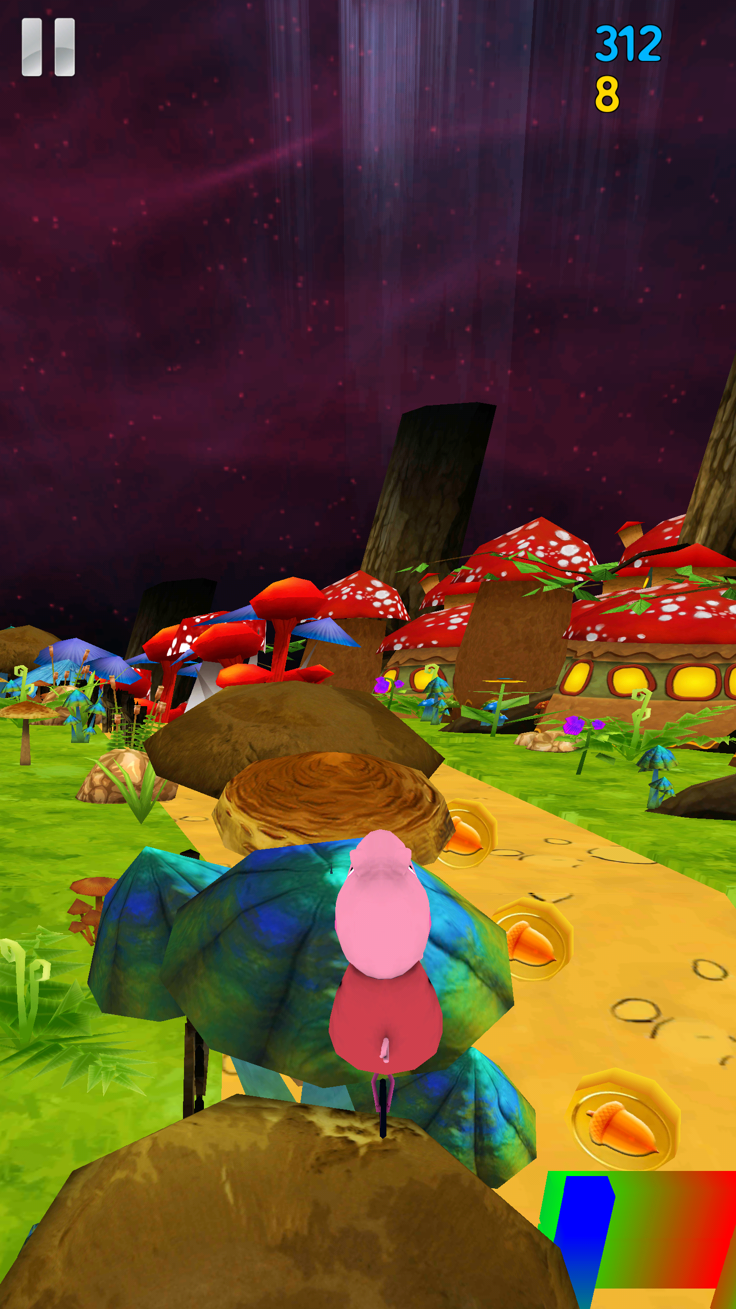 Dizzy Ride - Animals Runner ภาพหน้าจอเกม