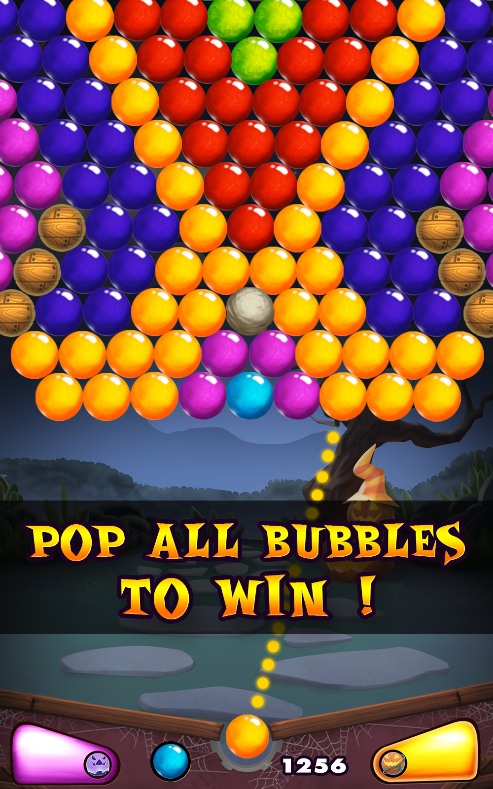 Bubble Halloween Game Screenshot