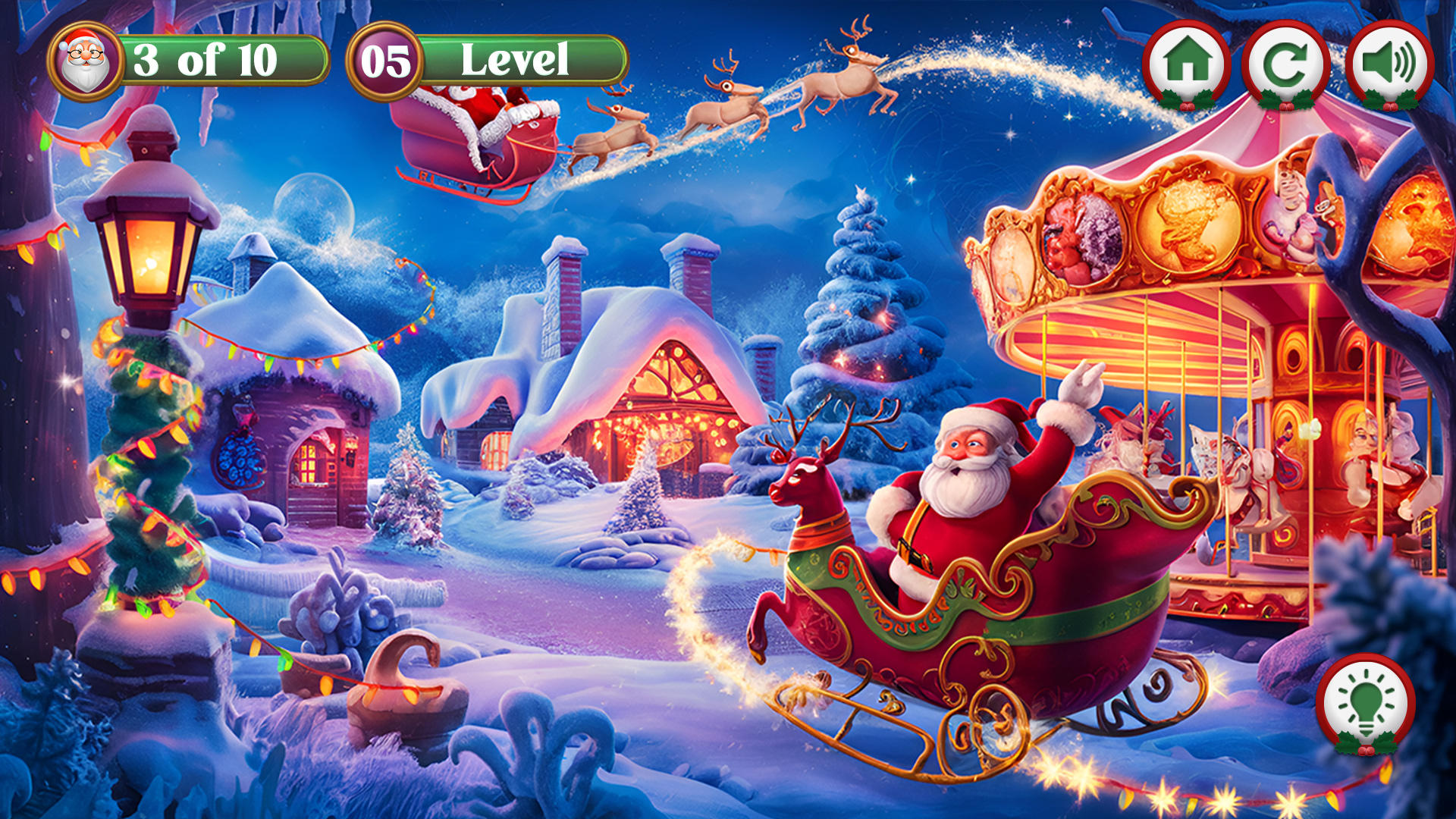 Hidden Object Christmas Santa 게임 스크린샷
