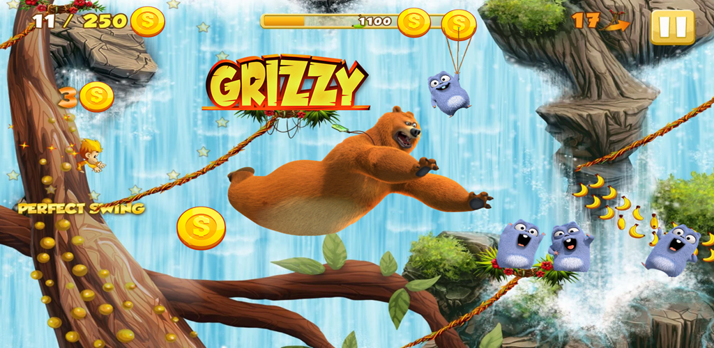 Grizzy And the Lemmings Fly mobile android iOS apk download for