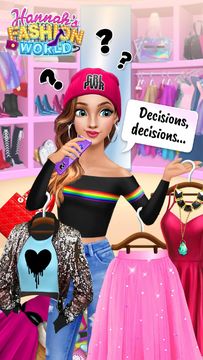 Hannah’s Fashion World Game Screenshot