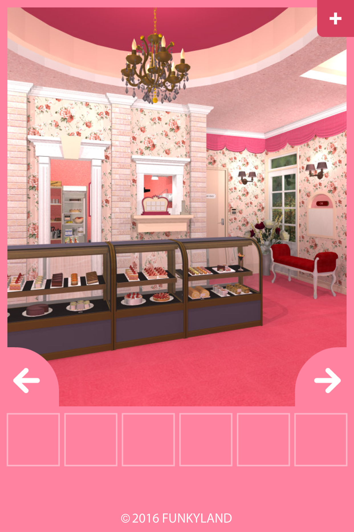 Escape the Cake Café Game Screenshot