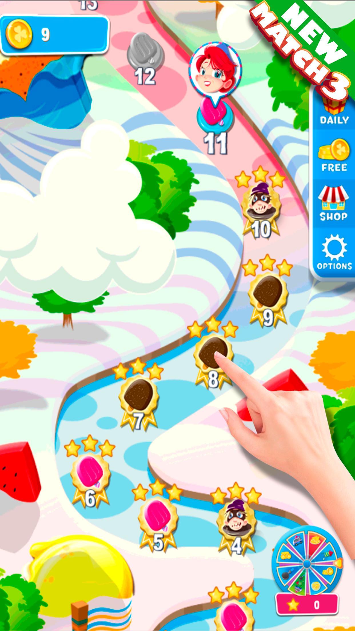 Ice Cream Match 3 Puzzle Game Game Screenshot