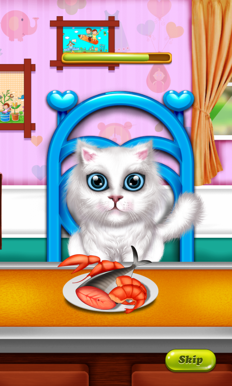 Screenshot of Wash and Treat Pets Kids Game