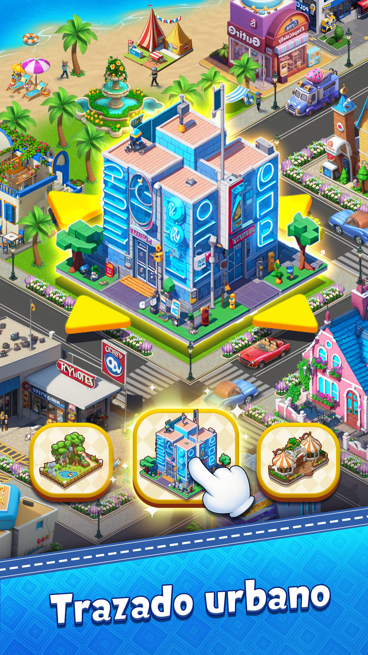 Captura de Pantalla del Juego City Mansion: Build Merge Game