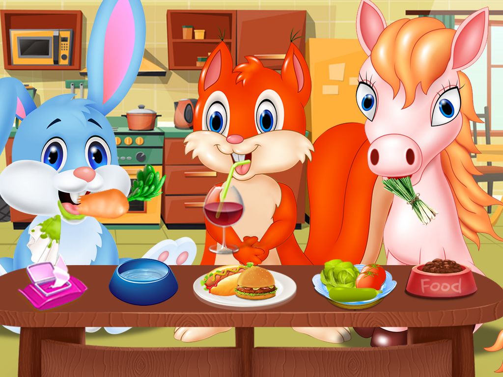 Screenshot of Pet Vet Care Wash Feed Animals - Games for Kids