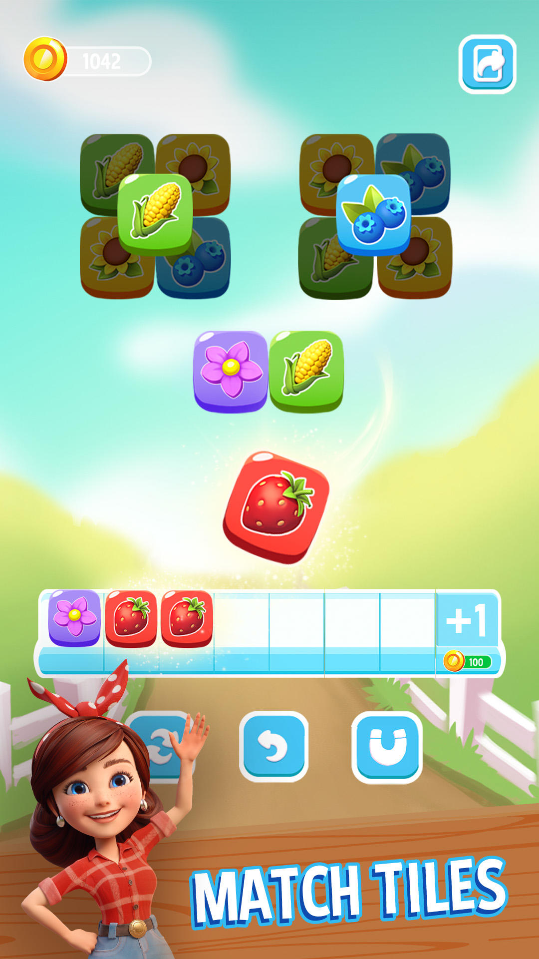 Tile Rush - Match and Farm ภาพหน้าจอเกม