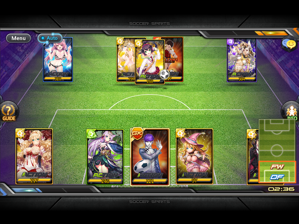 サッカースピリッツ Game Screenshot