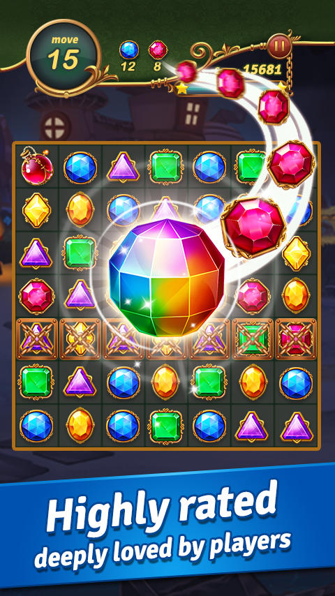 Jewel Castle™ - Match 3 Puzzle Game Screenshot