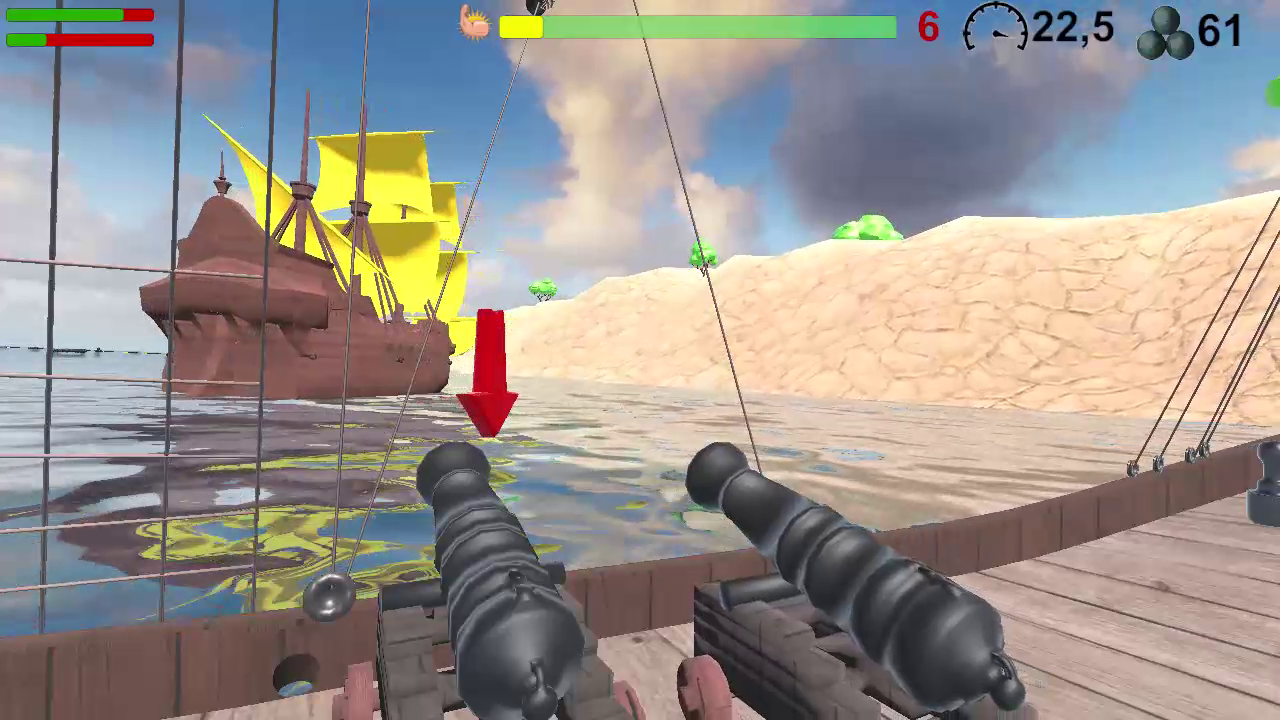 Screenshot 3 of Sea battle. Pirate attack. 