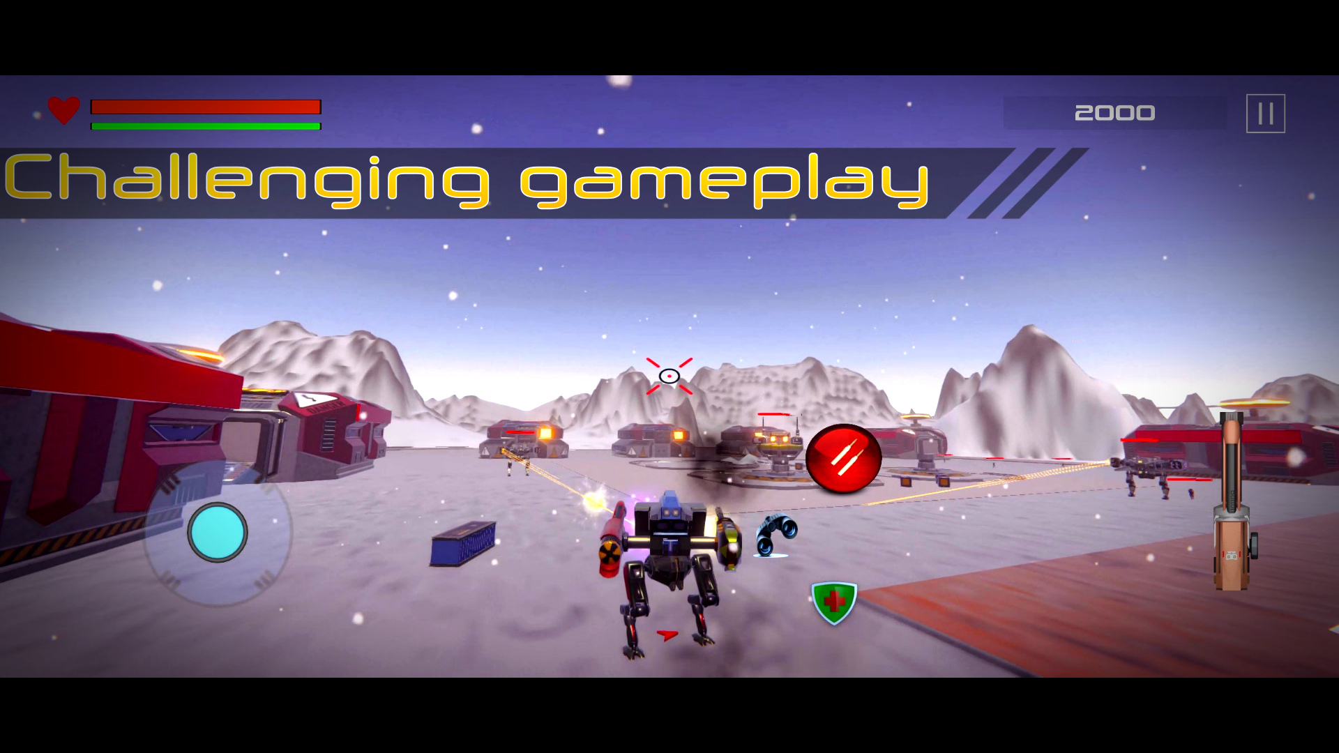 Screenshot of Mech warfare : War Robots game