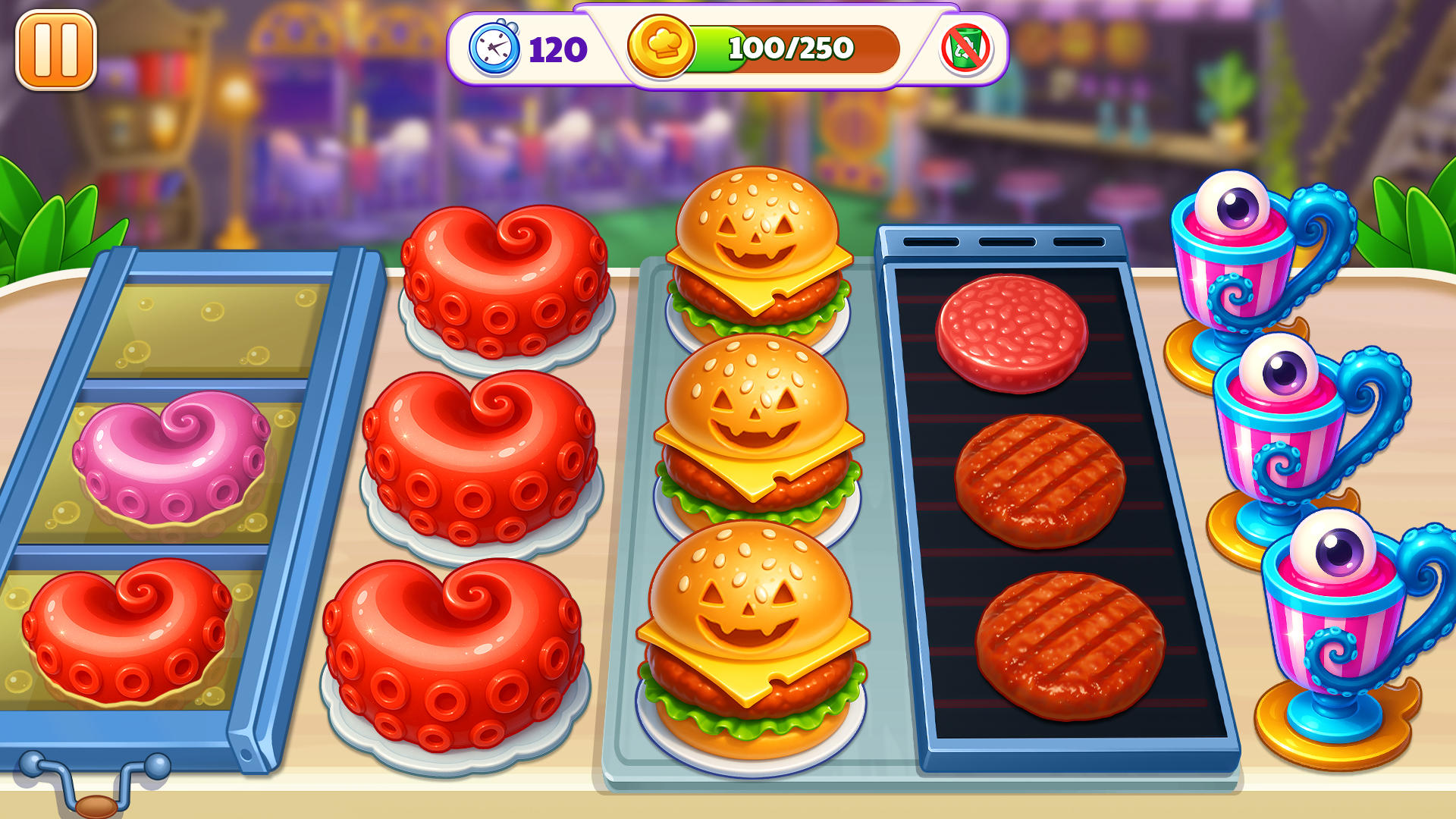 Halloween Madness Cooking Game Game Screenshot