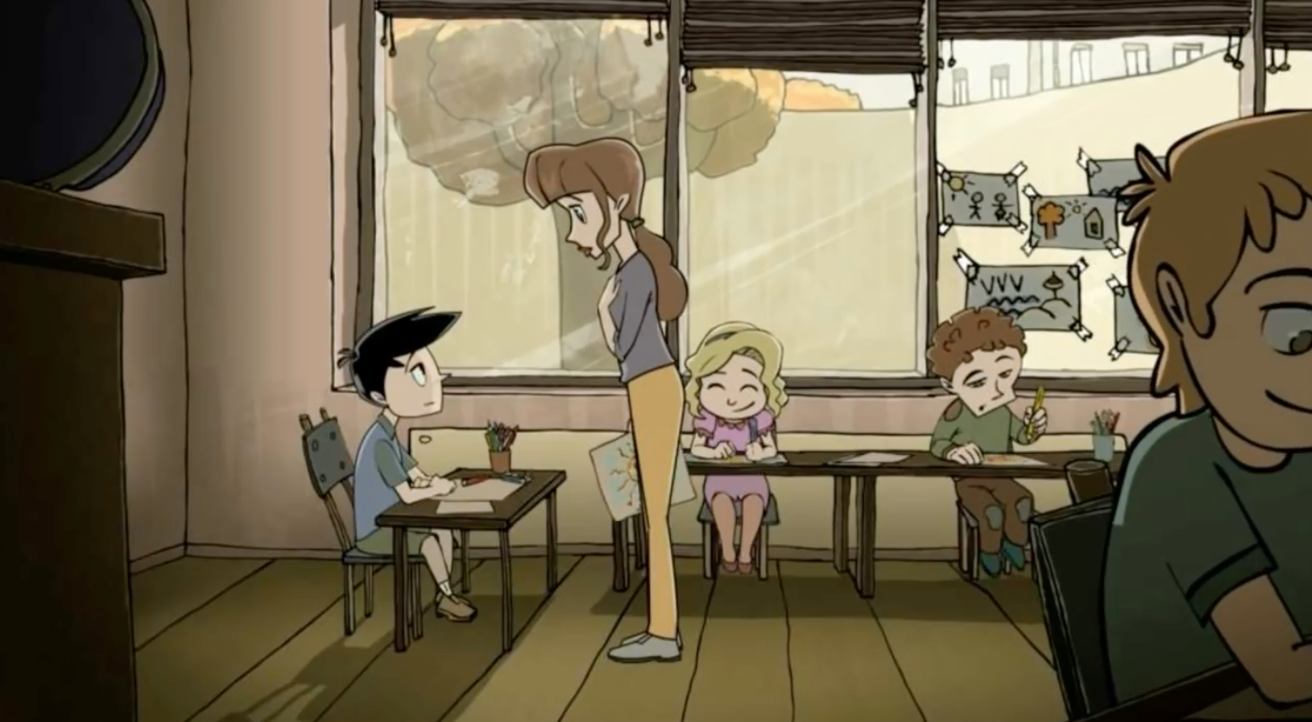 Screenshot of the video of Désiré