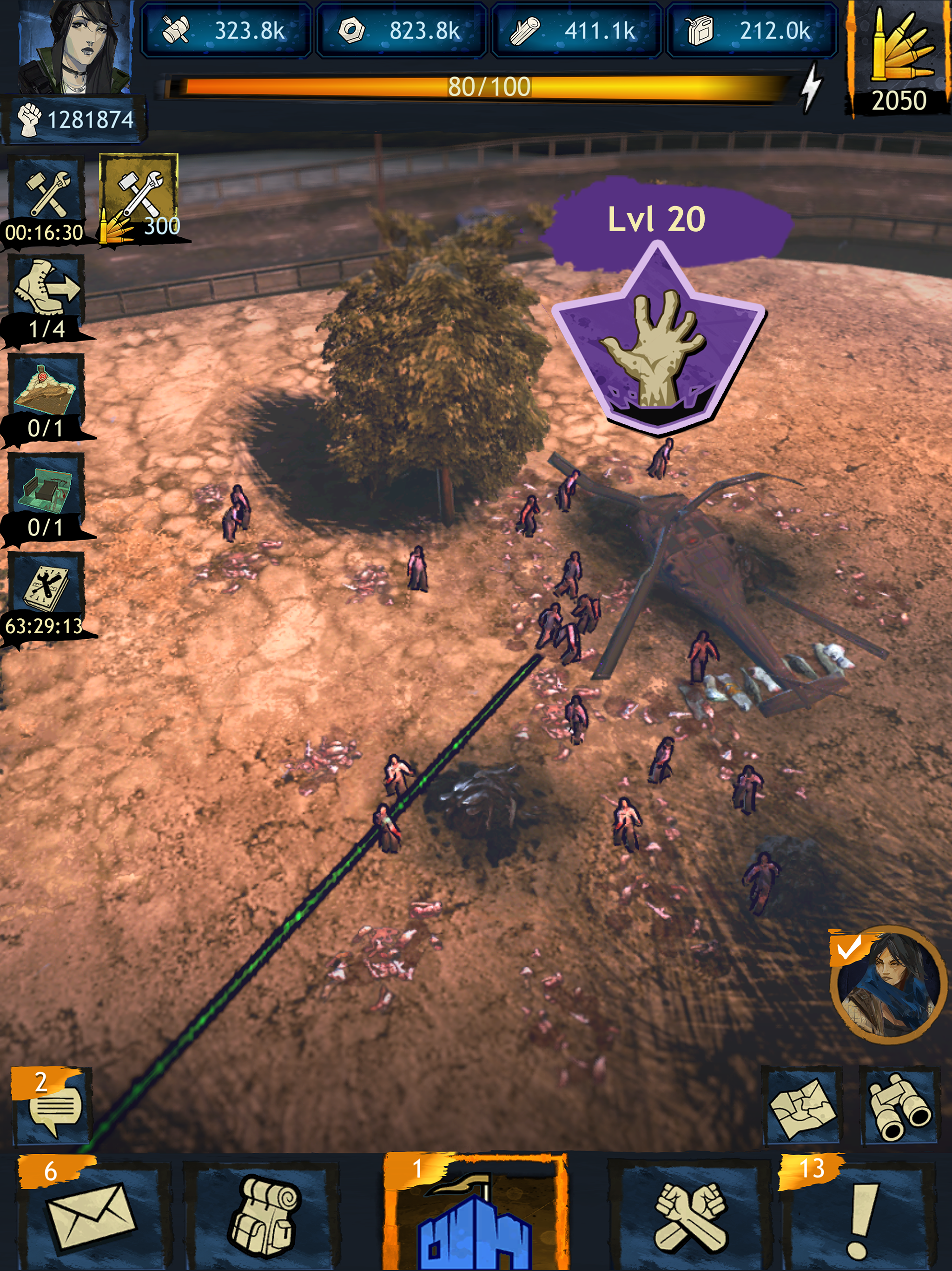 The Walking Dead: March To War Game Screenshot