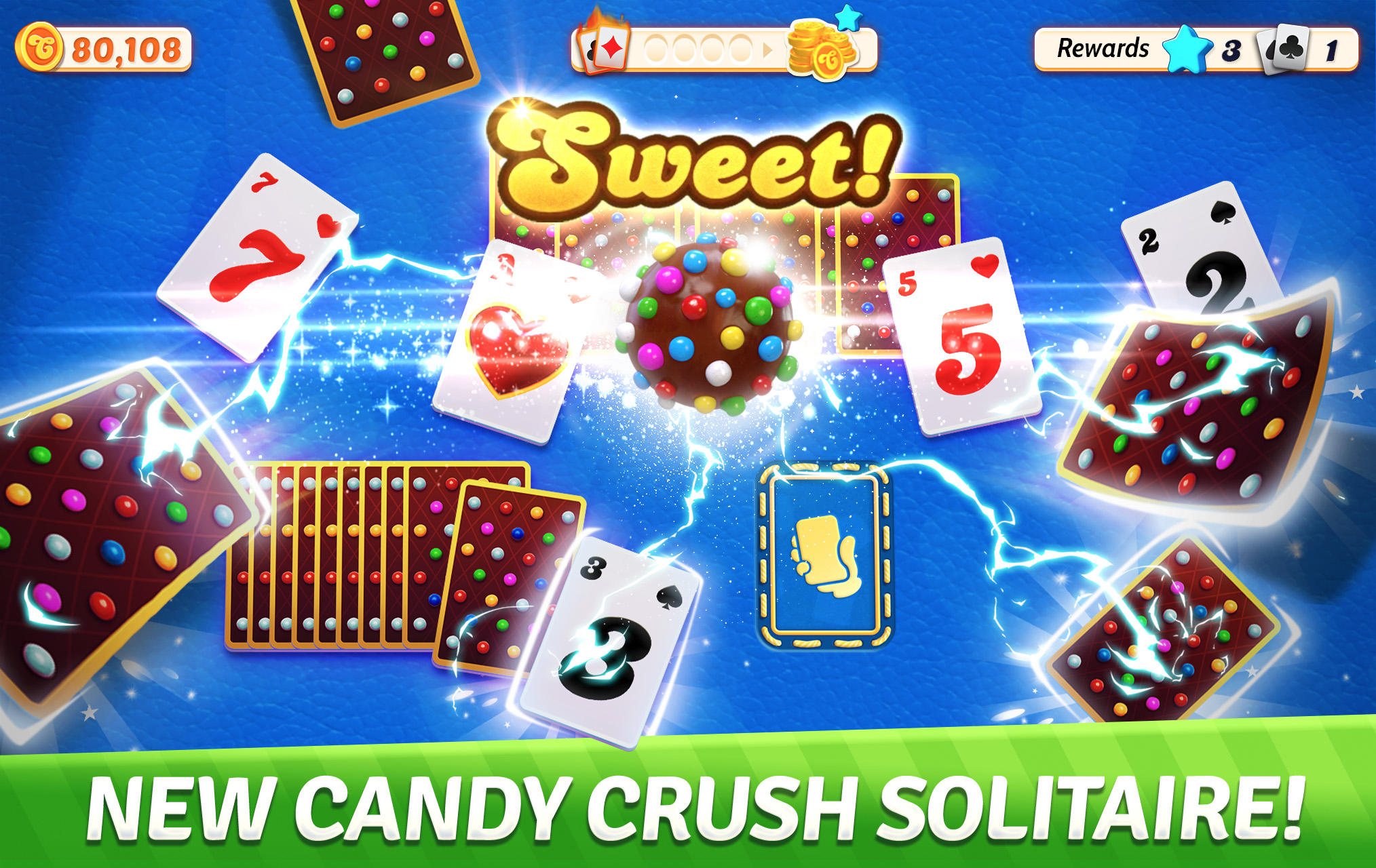 Candy Crush Solitaire Game Screenshot