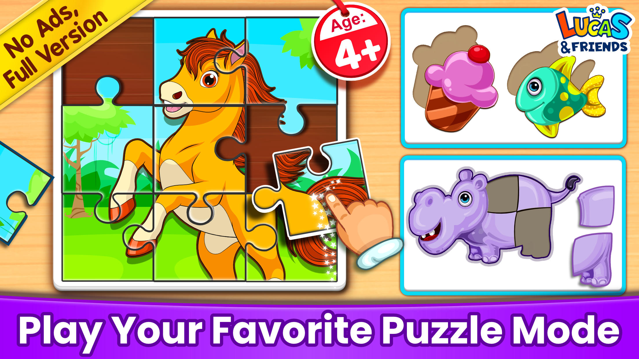 Screenshot 1 of Puzzle Kids: Trò chơi ghép hình 1.7.1
