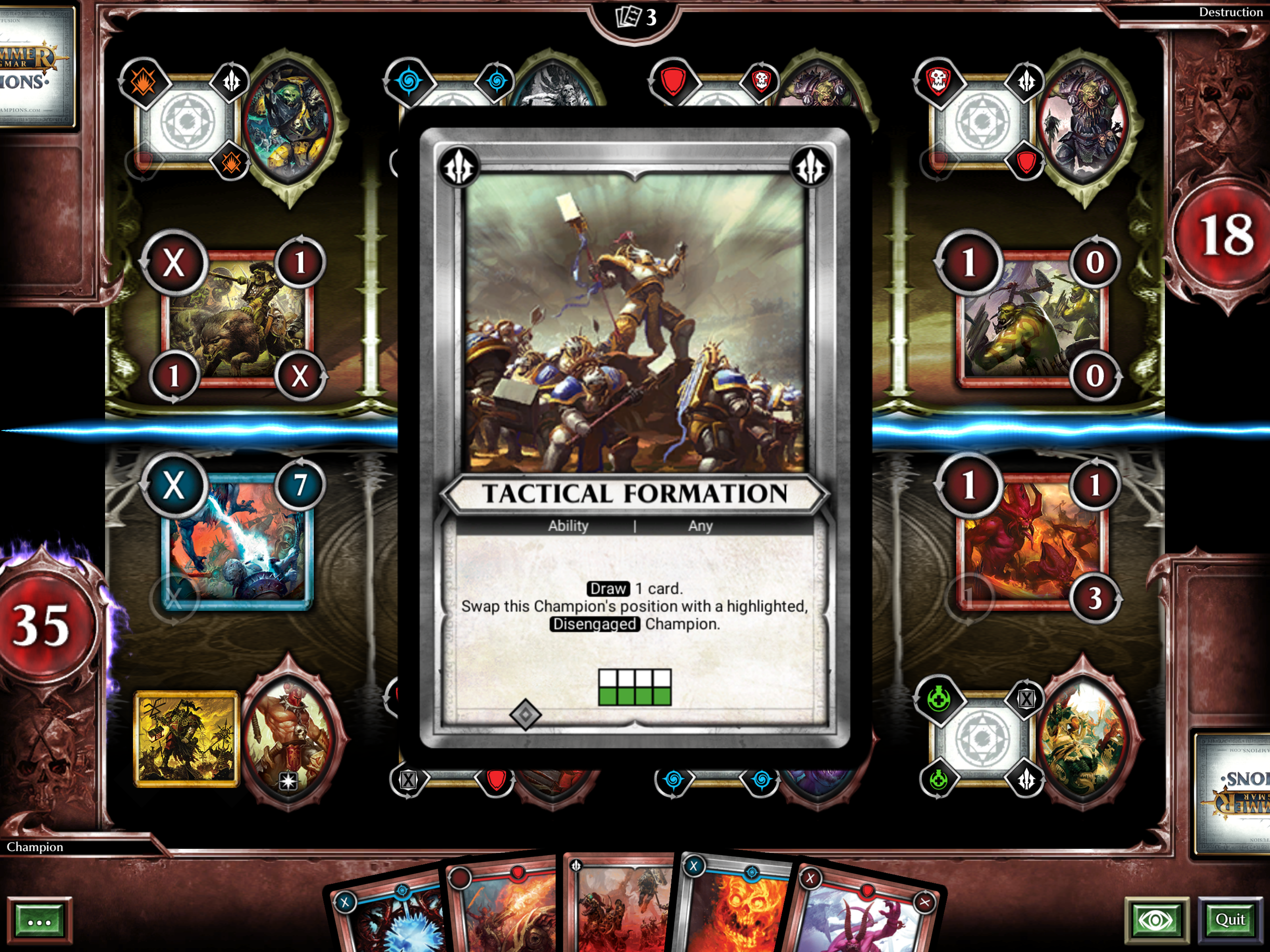 Warhammer AoS Champions Game Screenshot