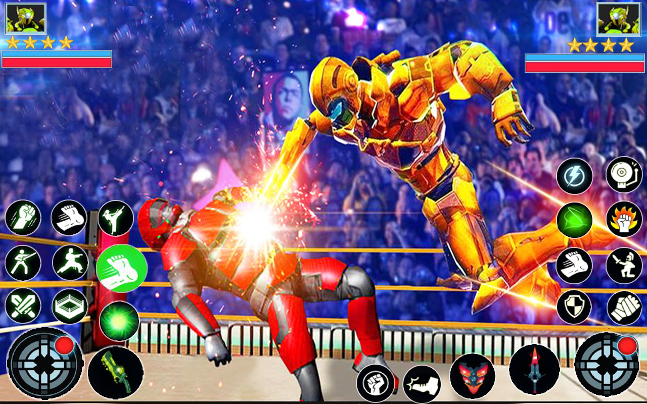 Real Robot Ring: Fighting Game 게임 스크린샷