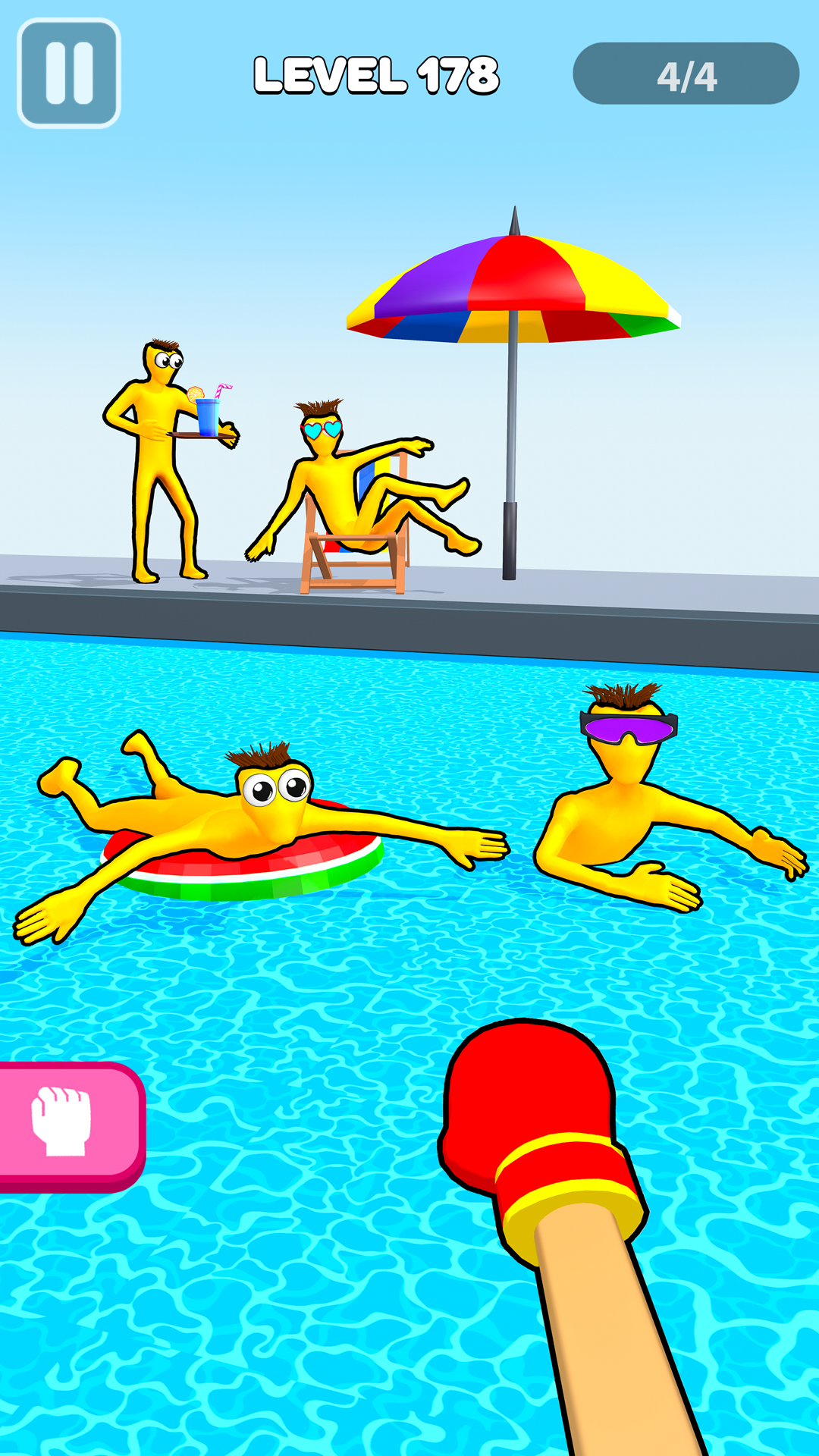 超級拳擊煩人的動作 遊戲截圖