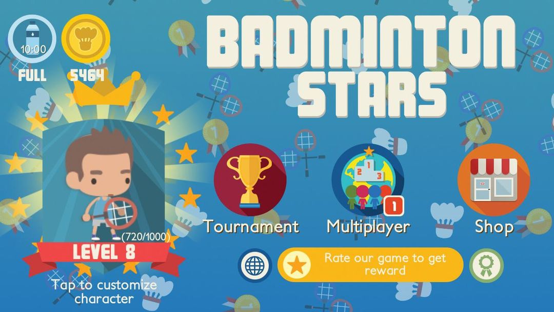 Screenshot of Badminton Stars