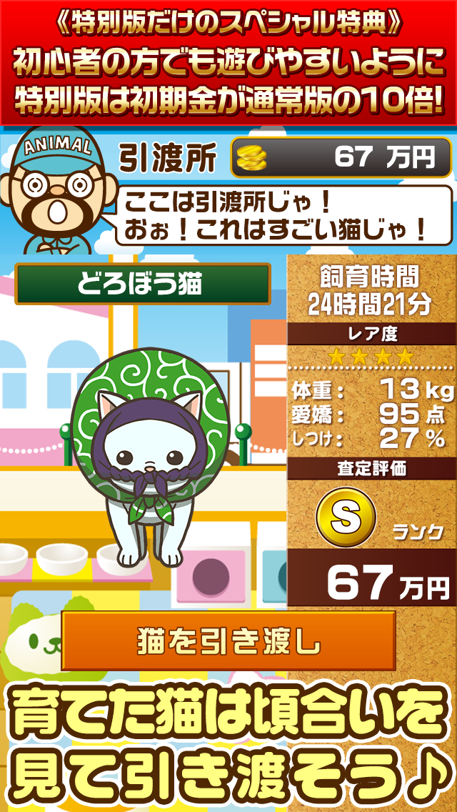 ねこカフェ★特別版★~猫を育てる楽しい育成ゲーム~ 遊戲截圖