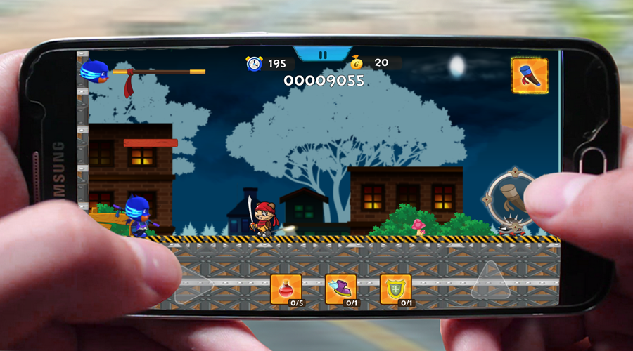 Captura de Tela do Jogo PJ Catboy City Run Super Maxks