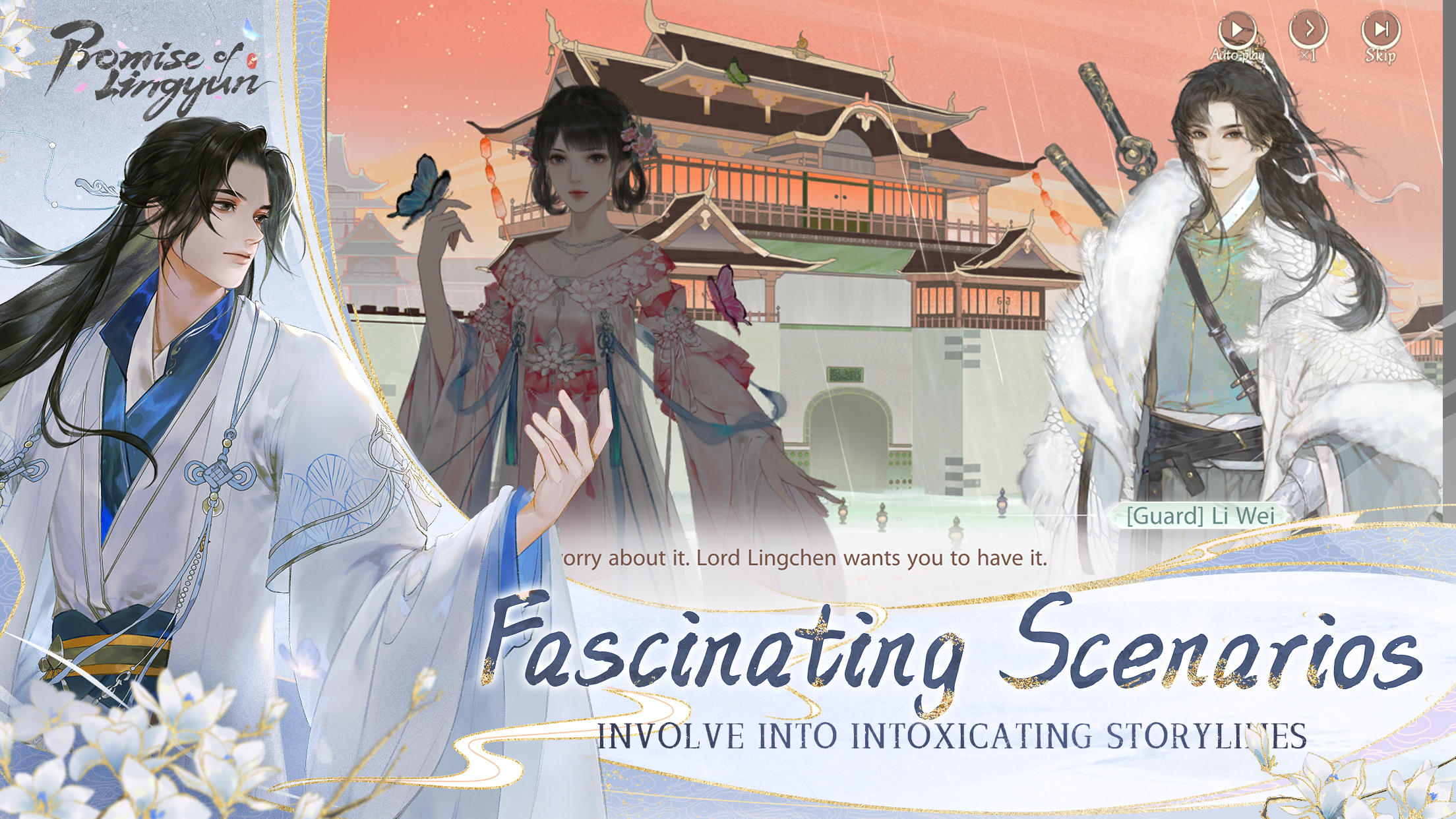 Promise of Lingyun ภาพหน้าจอเกม