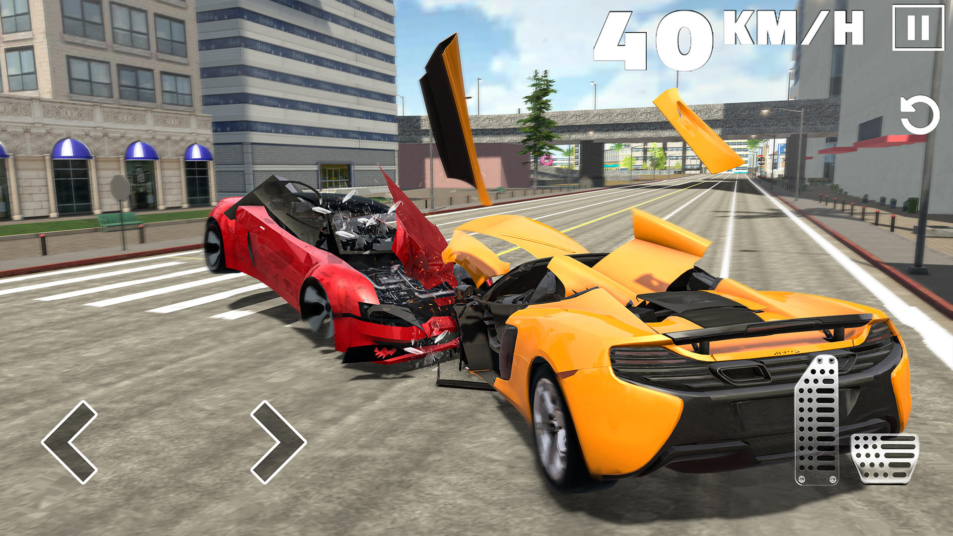 Скриншот игры Real Car Crash Simulator Game