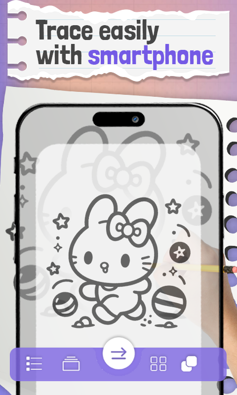 AR Drawing - Cute Sanrio screenshot game