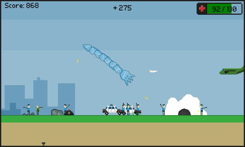 Prehistoric worm screenshot game