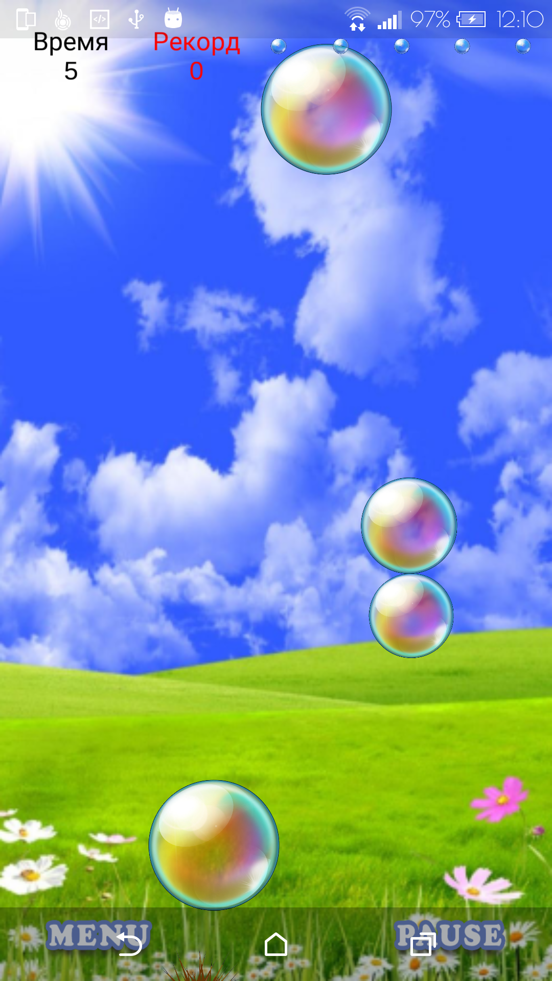 Скриншот игры Big Bubble