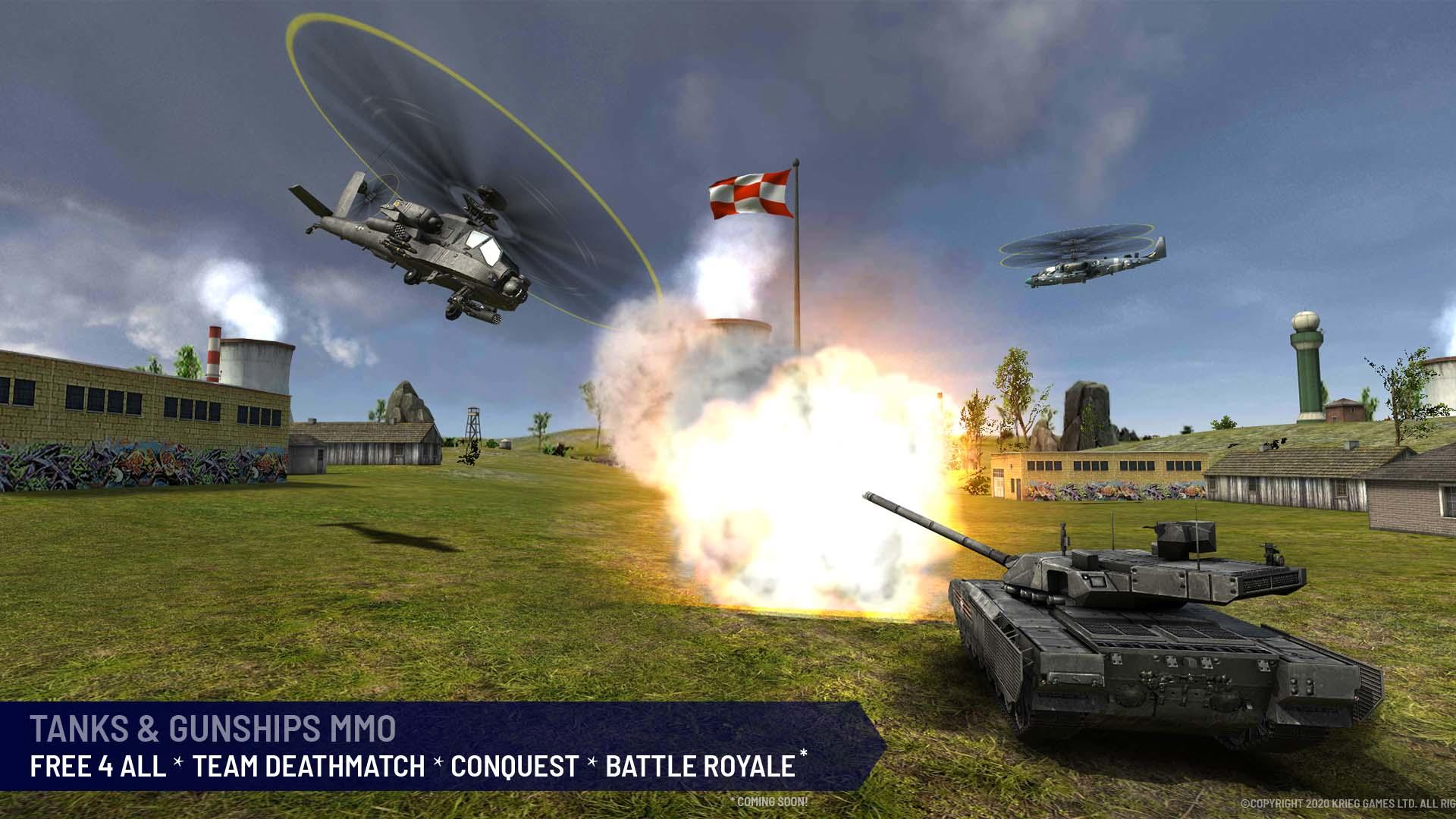 Screenshot 1 of WAR Xe tăng vs Gunships 0.1.0
