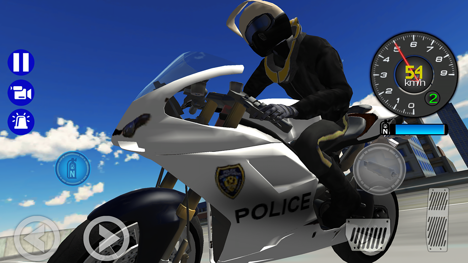 Police Bike City Simulator Game Screenshot