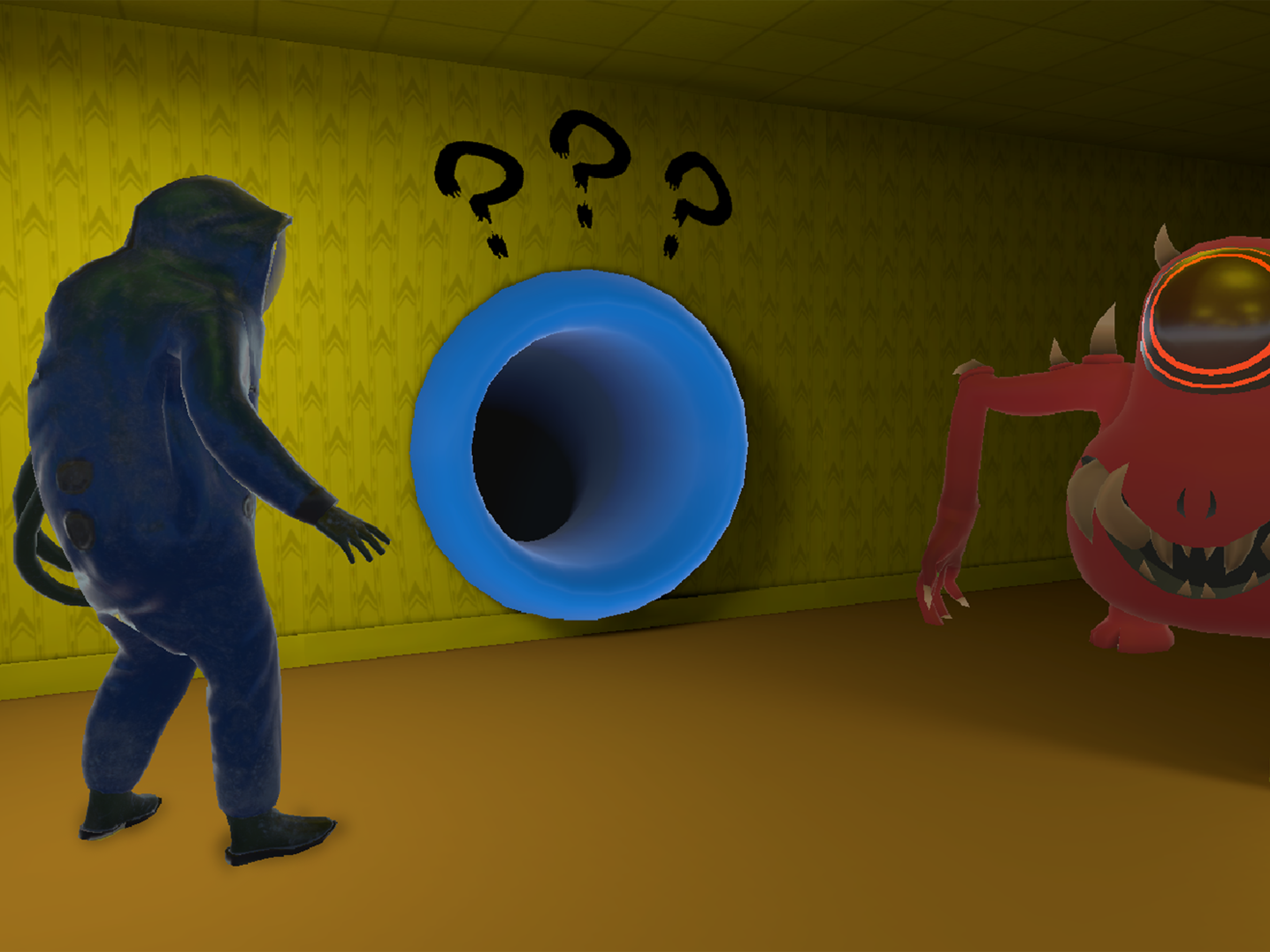 Hide in The Backrooms: Horror Game Screenshot