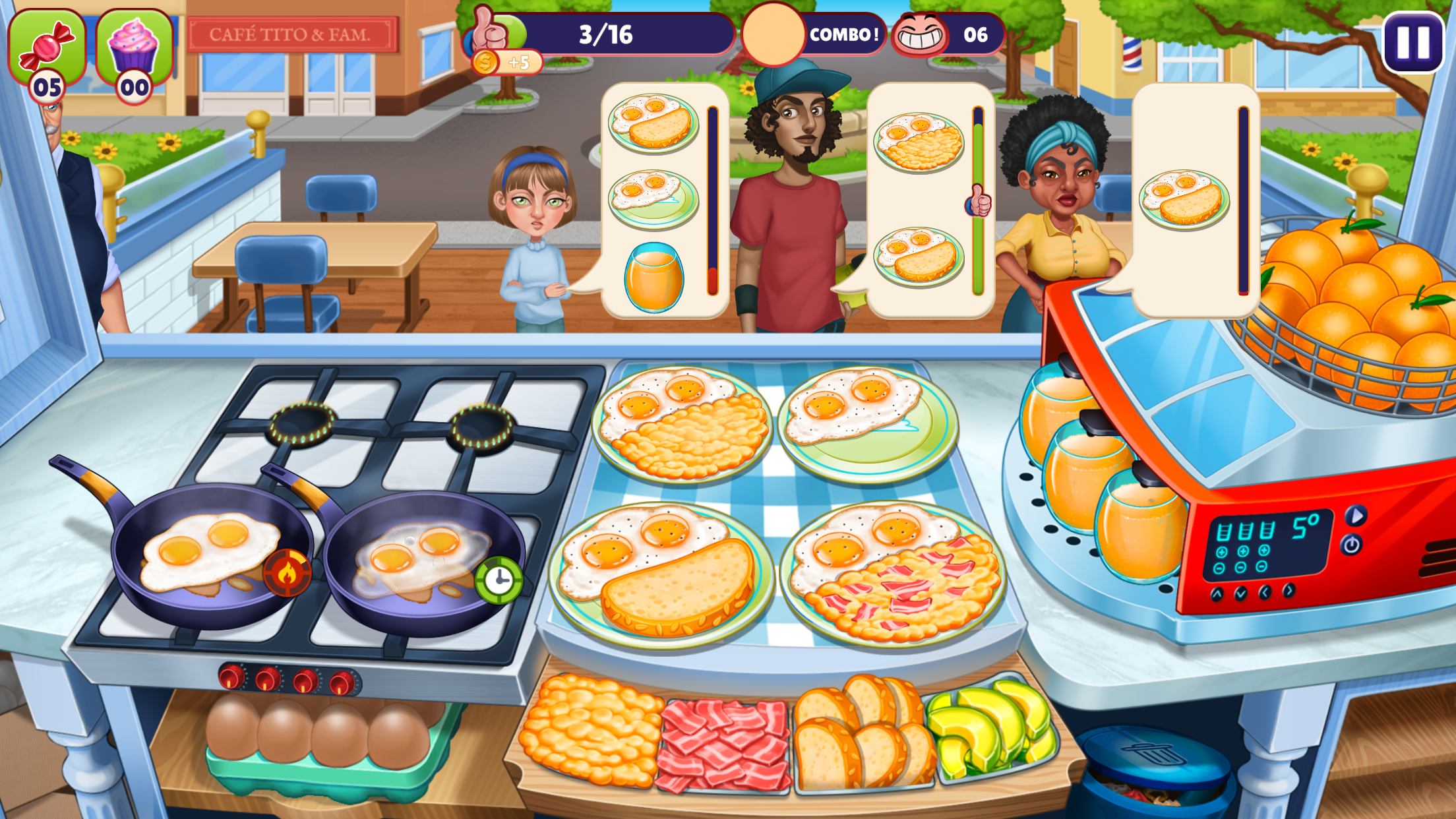 Screenshot of Master Chef Fever:Cooking Papa