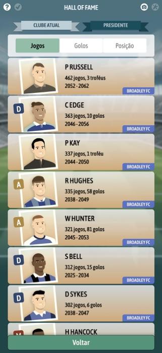 Captura de Tela do Jogo Football Chairman Pro 2