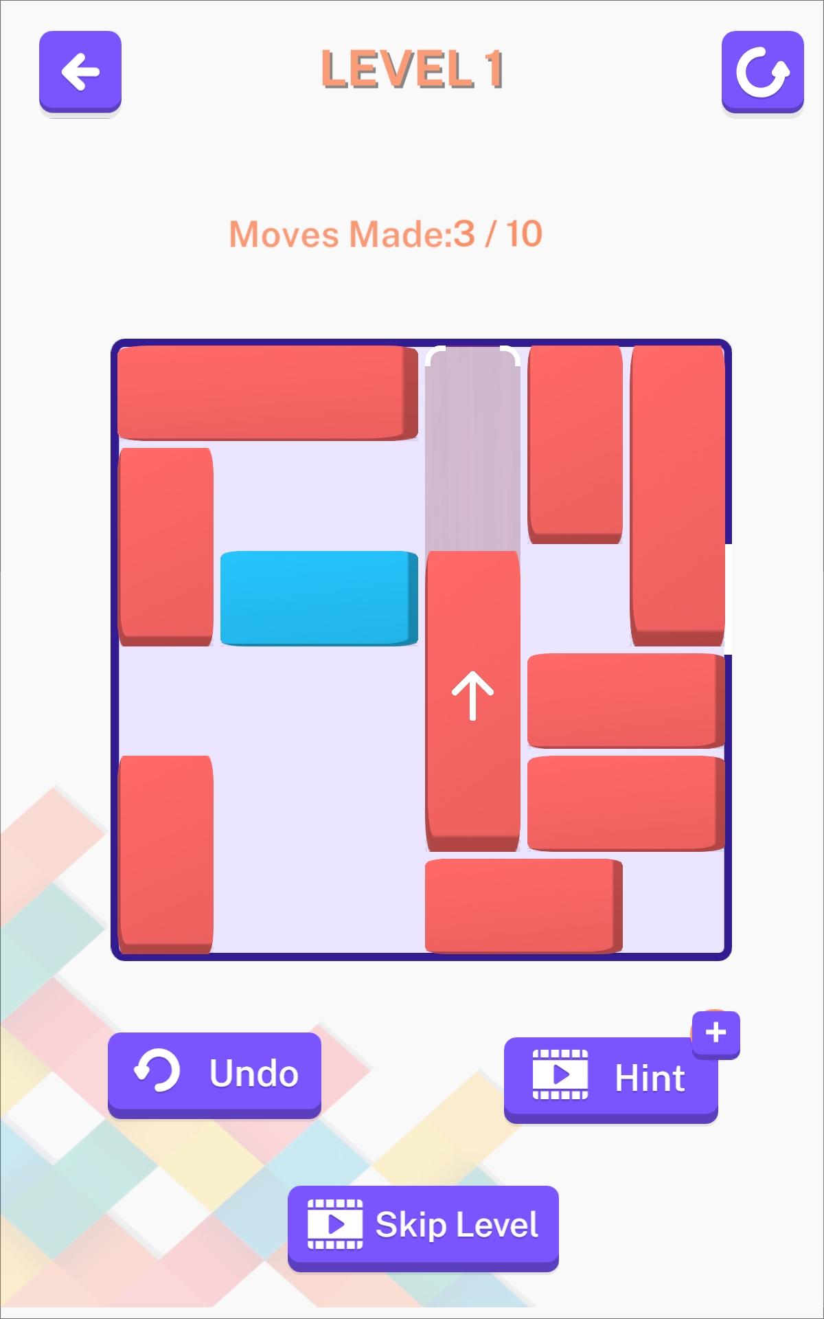 Unblock Puzzle:  Block Escape ゲームのスクリーンショット