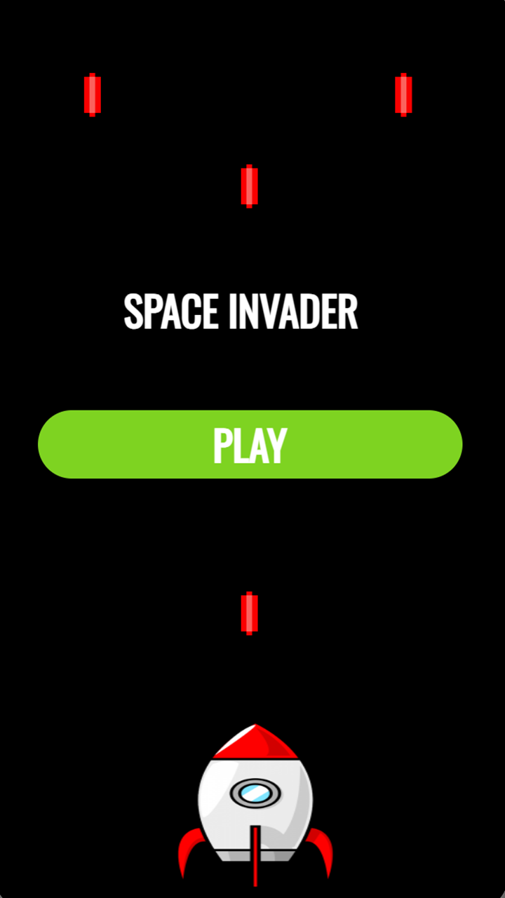 Space Invaders - Sulthan Rauf ゲームのスクリーンショット