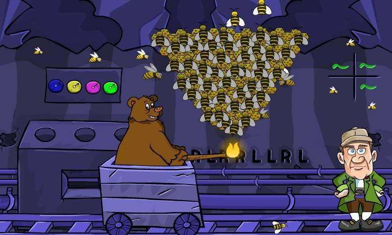 Bear's Thirst For Honey Game Screenshot