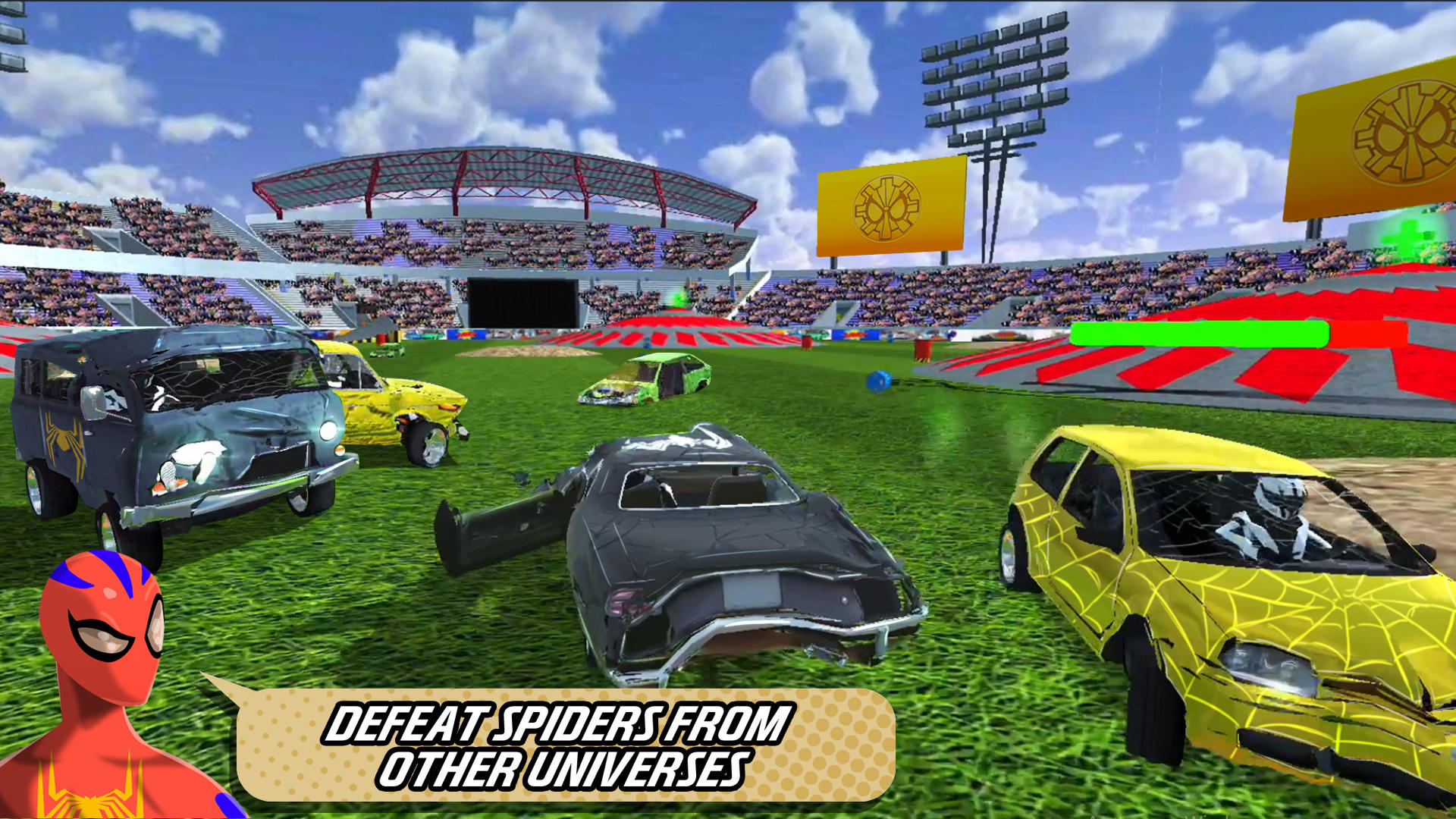 Spider Car Crash Game Screenshot