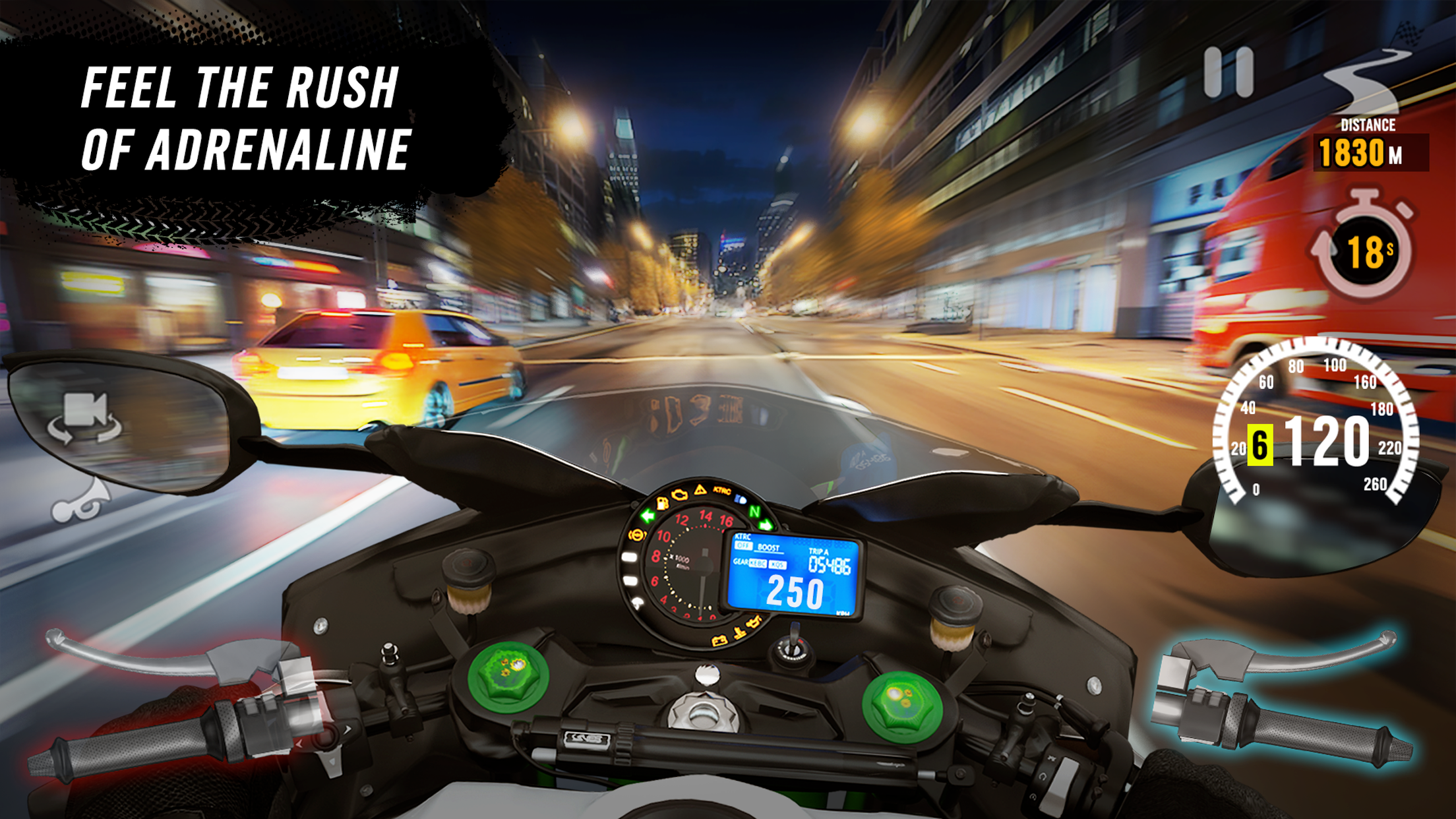 Motor Tour: Biker's Challenge Game Screenshot