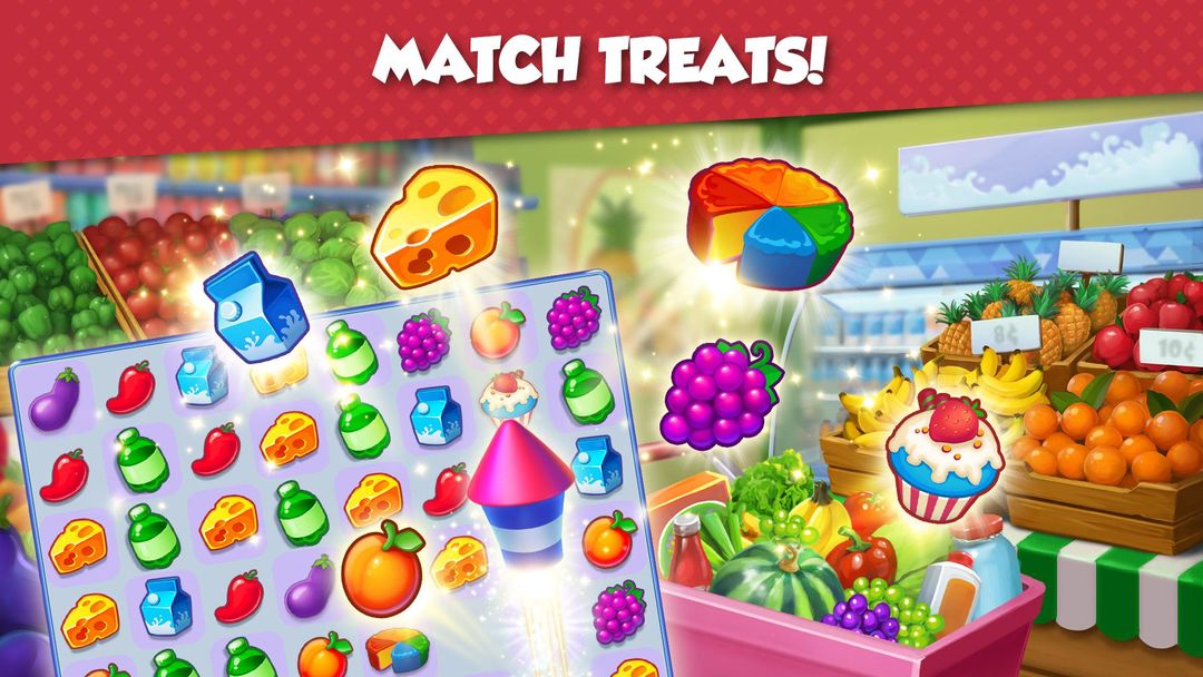 Supermarket Mania - Match 3 screenshot game
