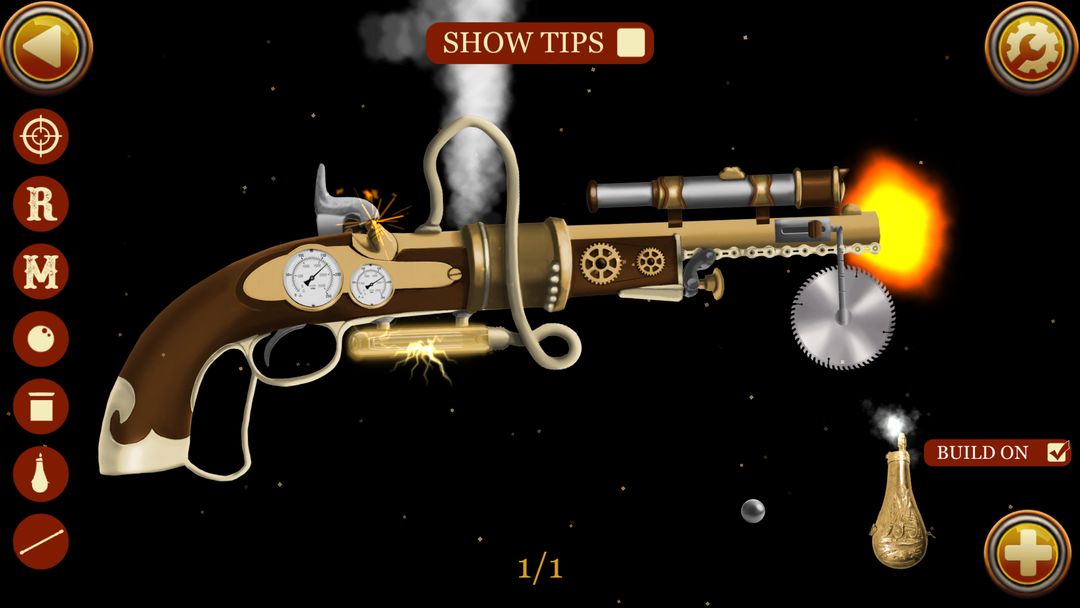 Steampunk Weapons Simulator screenshot game