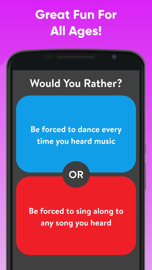Screenshot of Would You Rather Choose?